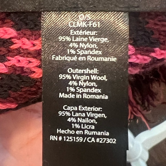 NWT Mackage Mona Woven Bright Pink Scarf - Picture 3 of 8